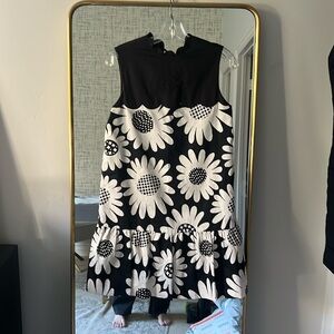 Victoria Beckham for target black-and-white floral dress
